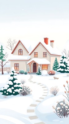 雪中小屋温馨家园 雪中小屋温馨家园