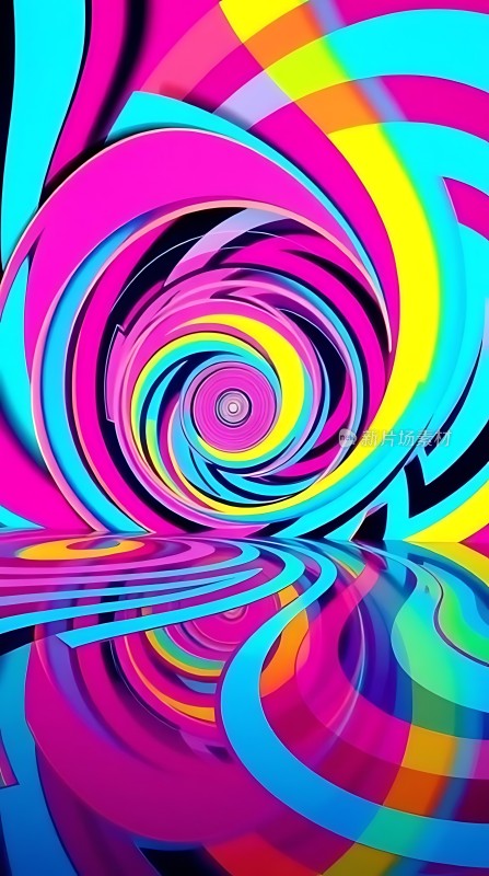 彩色漩涡世界