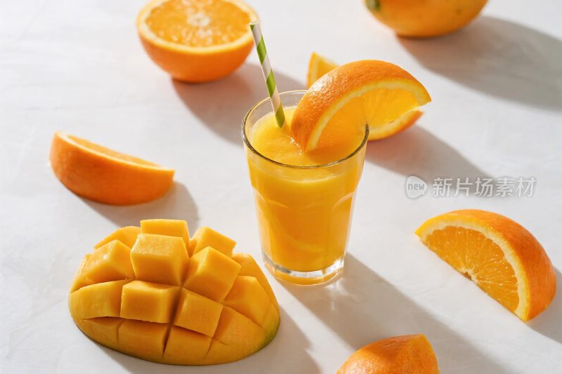 水果饮品摄影图