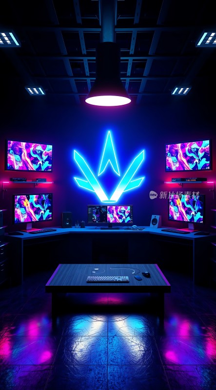 电竞圣地未来科技感十足
