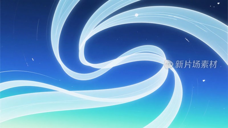 蓝色渐变线条插画背景