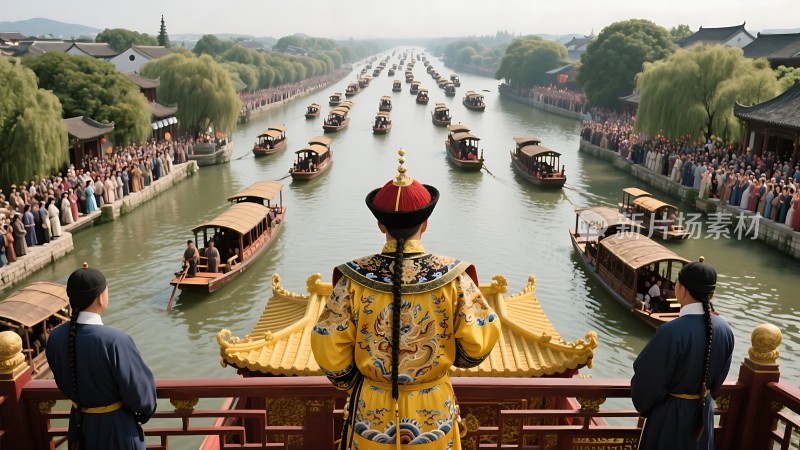 黄袍加身御河巡游盛世华章