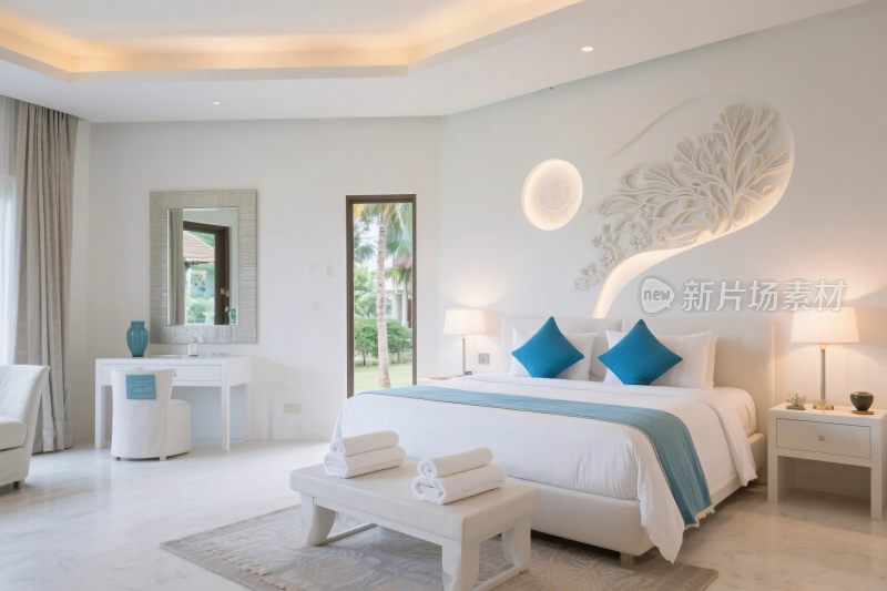 现代简约酒店客房