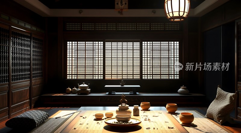 古风茶室雅致静好