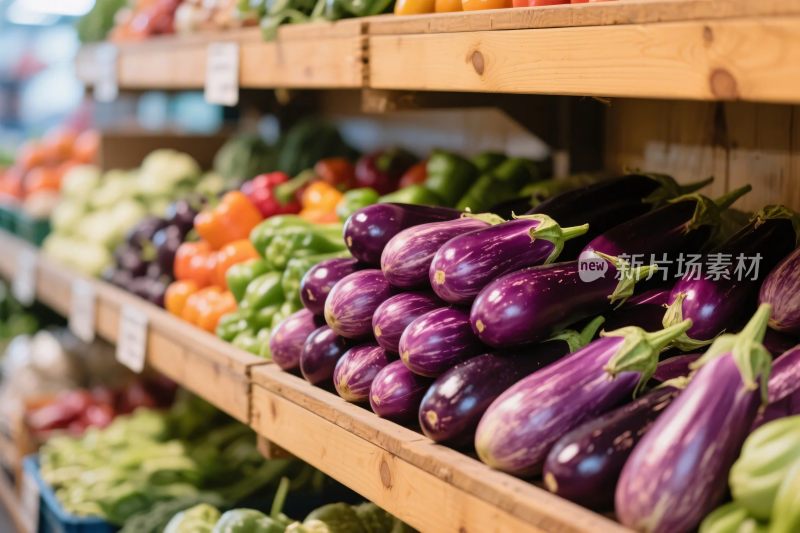 生鲜蔬菜货架陈列