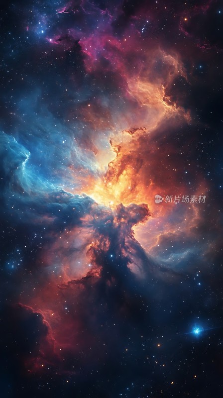 宇宙奇观星云与恒星