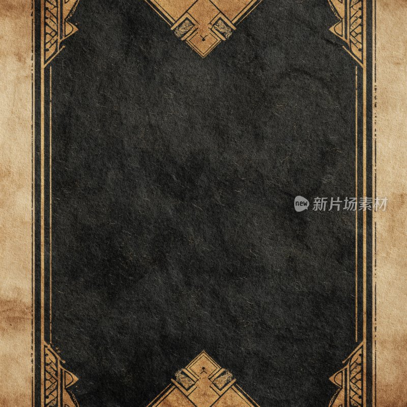 复古黑金风格背景图