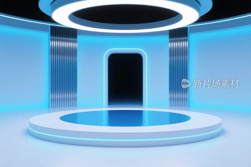 科幻未来舞台场景