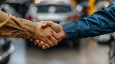 握手成交新车到手！