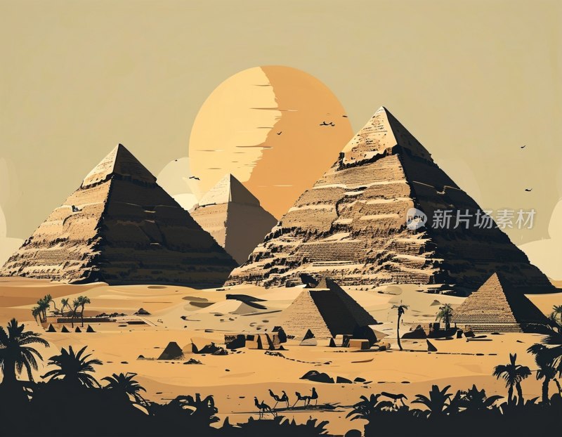 埃及金字塔图案