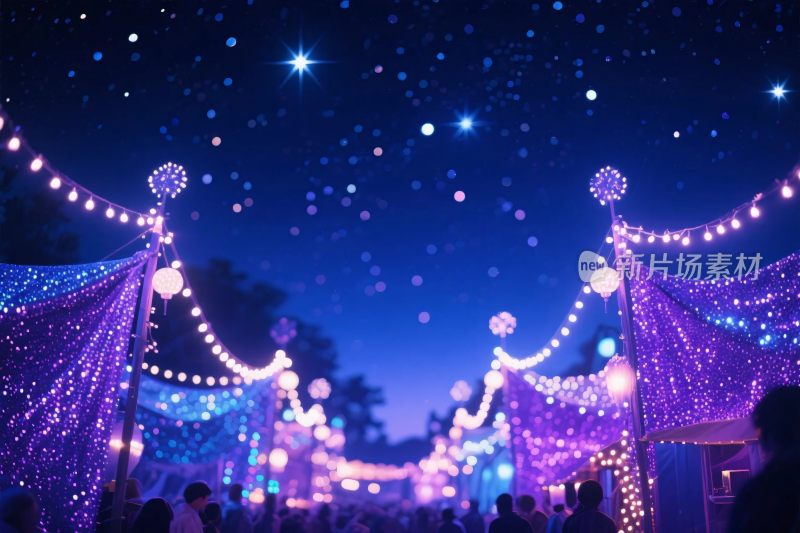 夜晚灯光节嘉年华
