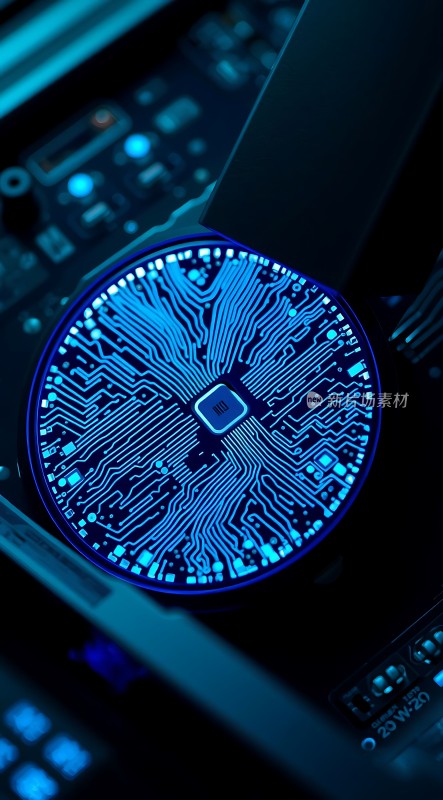 科技未来主义电子电路手表