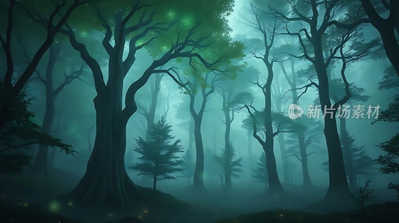 神秘森林之夜