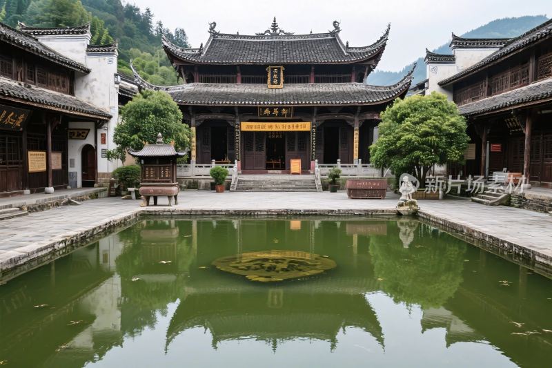 中式古建庭院景观