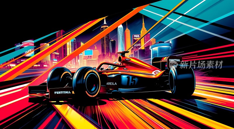 赛车竞速速度与激情的碰撞