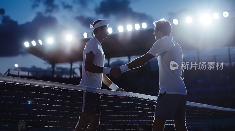 网球场上握手言和