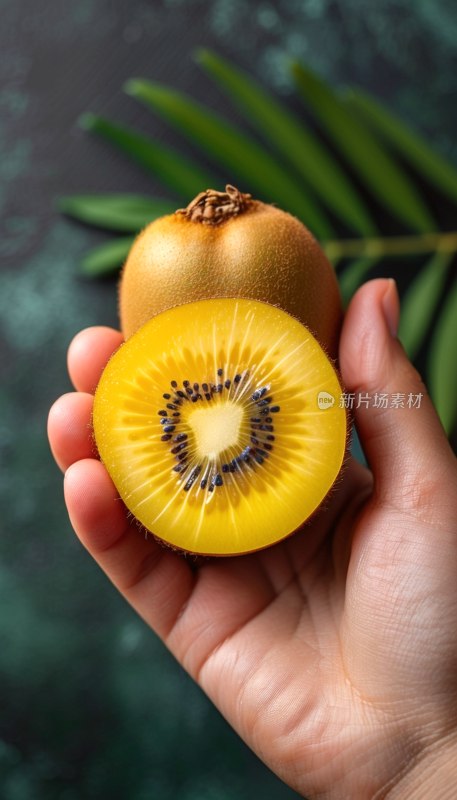 黄心猕猴桃切片