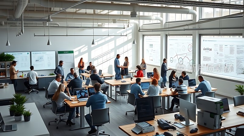 团队协作头脑风暴会议