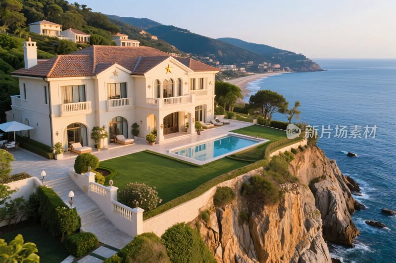 海边高端住宅景观