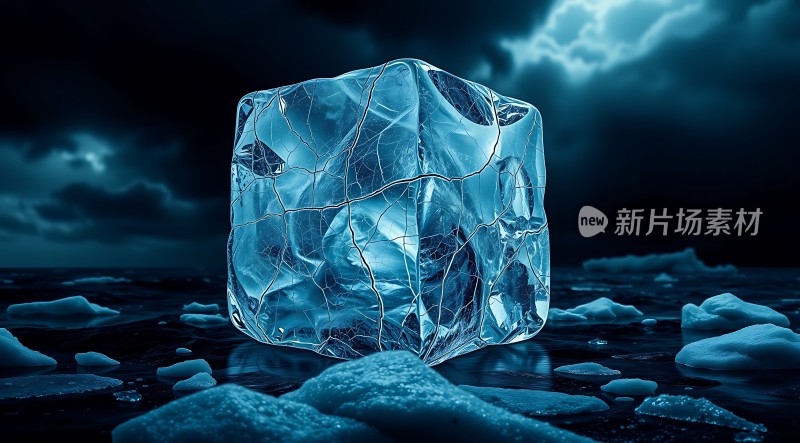 冰封世界晶莹剔透