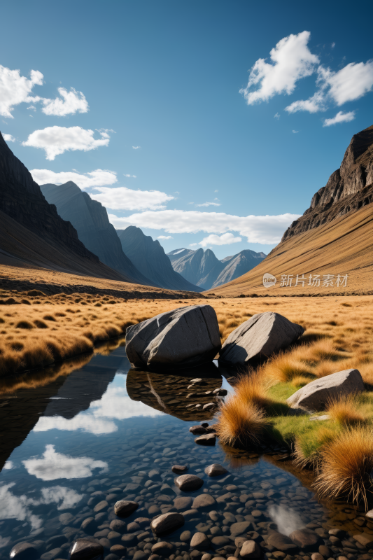 蓝天白云风景自然风光图片