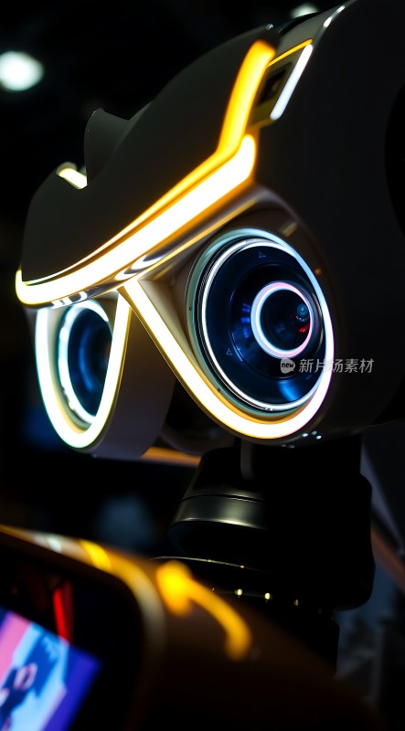 科技感十足的双眼设备未来感十足