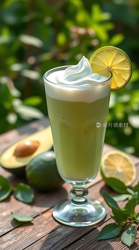 牛油果柠檬奶昔