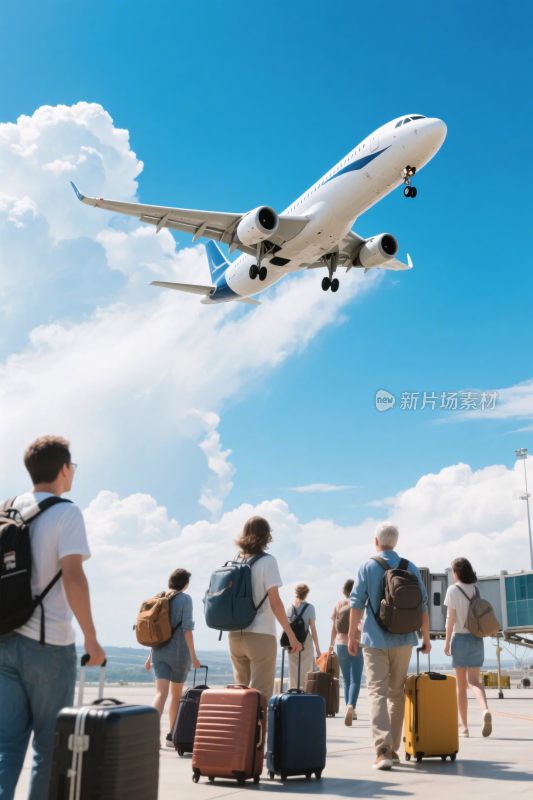 机场登机与飞机起飞