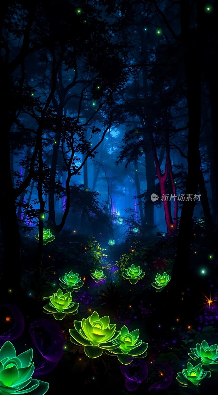 神秘森林夜光之旅