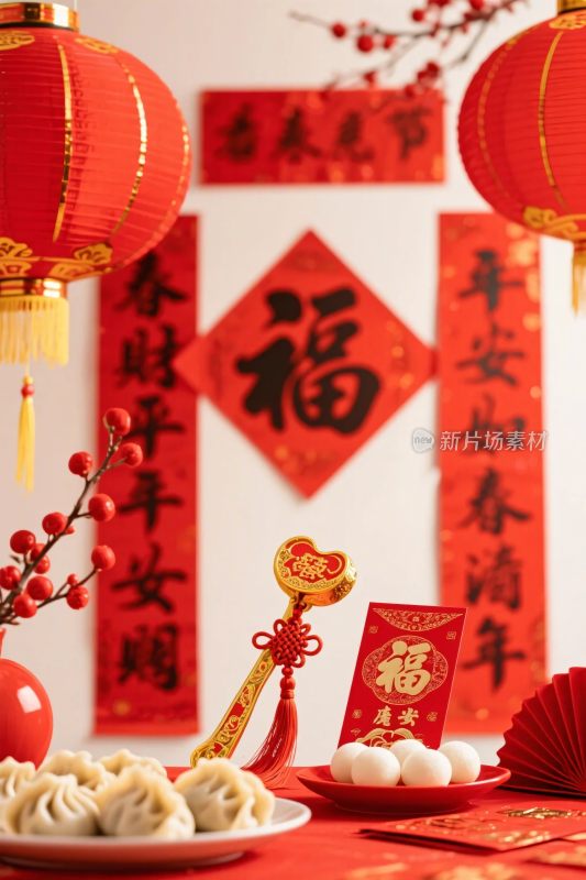 春节传统装饰布置