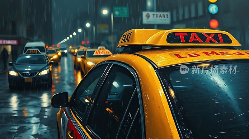 雨夜出租车