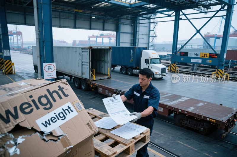 物流仓库货物装卸场景