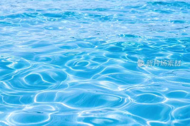 蓝色水面波纹
