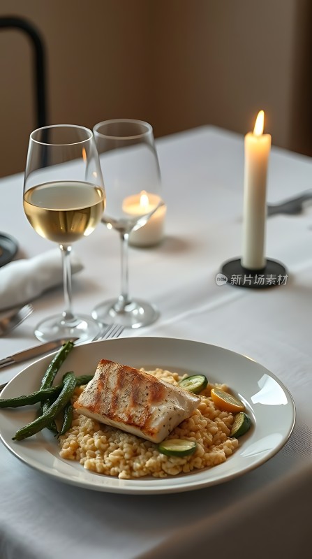 烛光晚餐浪漫时刻