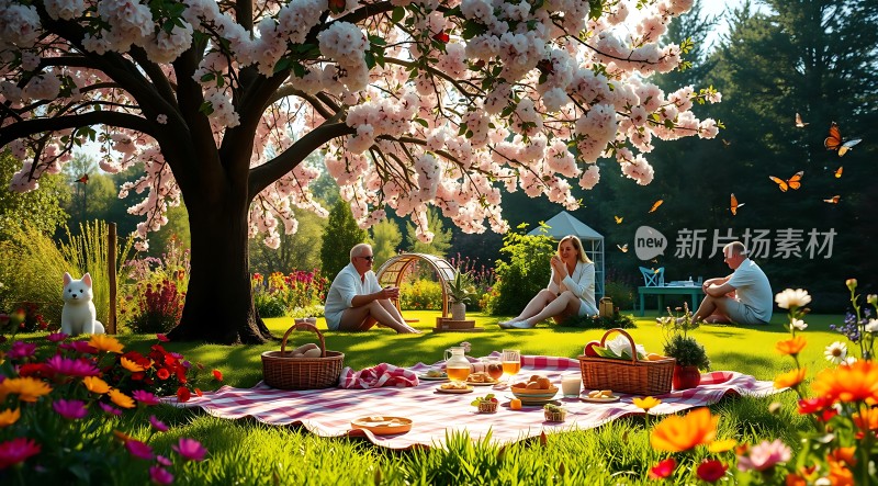 春日野餐温馨时光