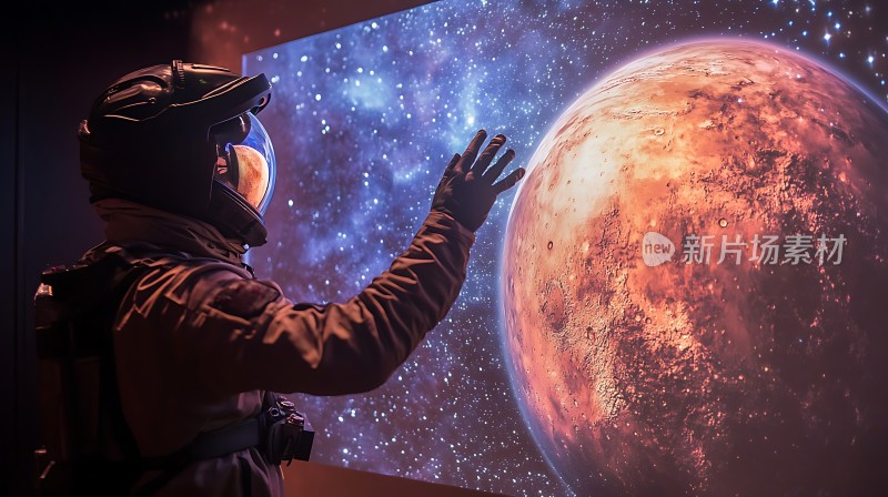 宇航员探索火星