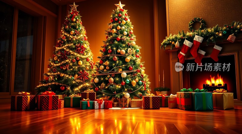 圣诞树下的温馨礼物