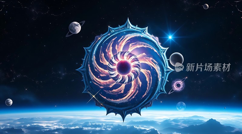 星际漩涡宇宙奇观