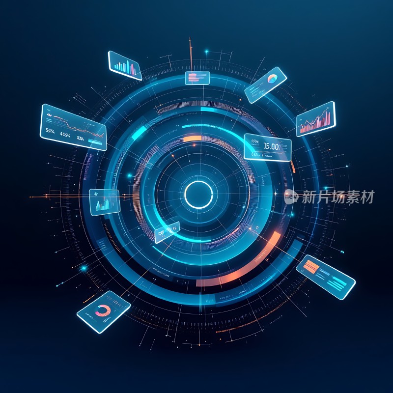 未来科技数据图表展示