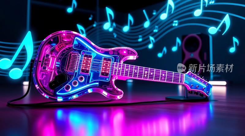 霓虹吉他炫彩弹奏