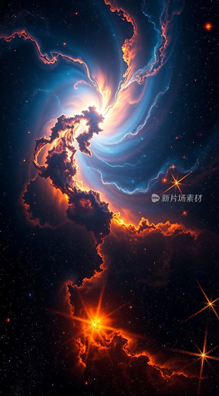 宇宙奇观星云与恒星