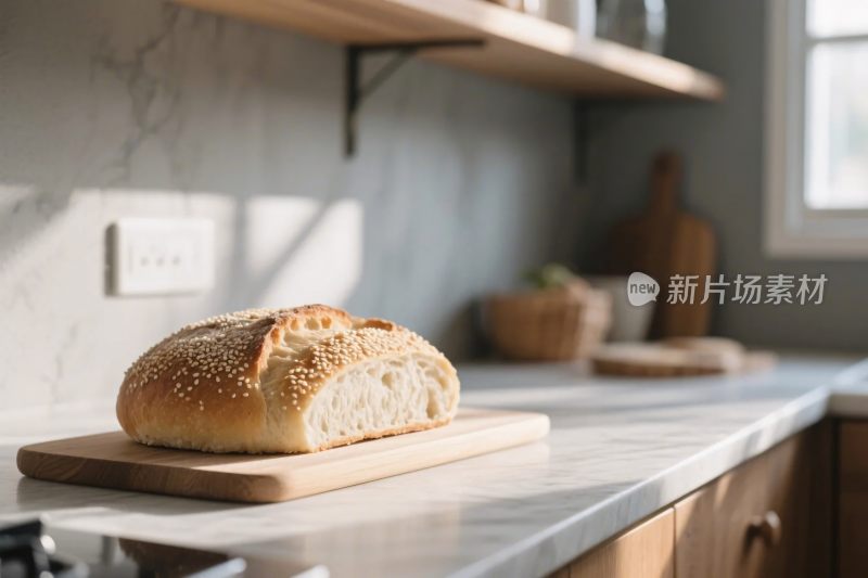 厨房面包场景