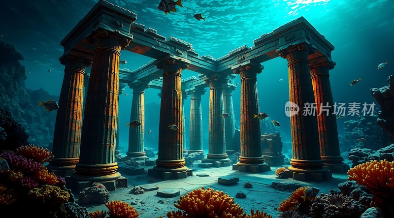 水下古建筑遗迹