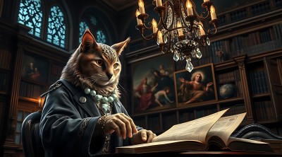 书房里的神秘学者