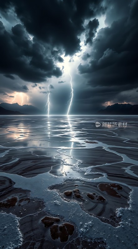 雷鸣电闪惊涛骇浪