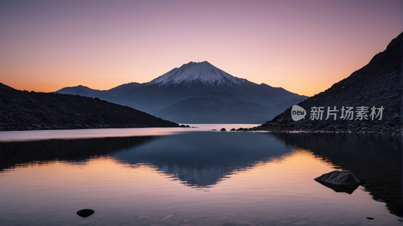 一座山脉高清风景图片