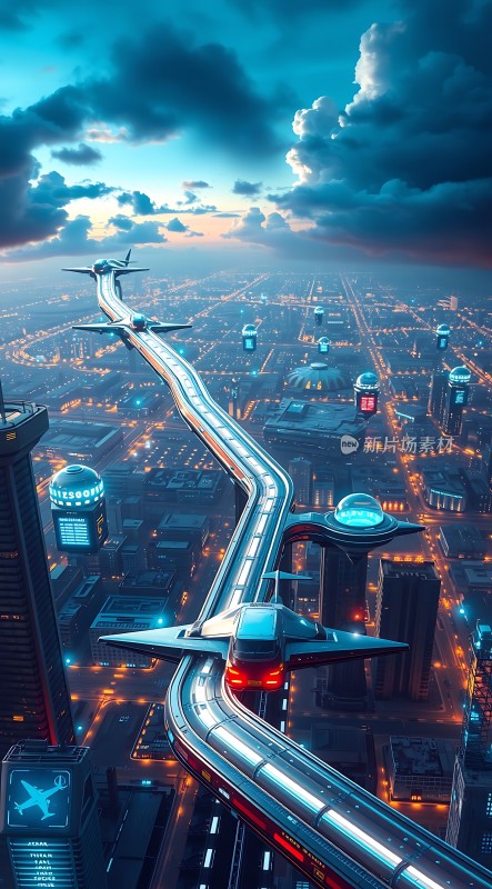 未来城市交通网络