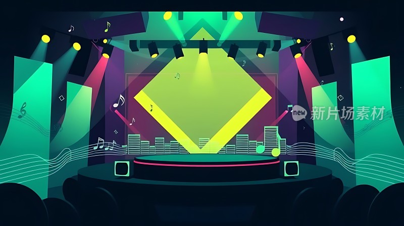 音乐舞台灯光秀