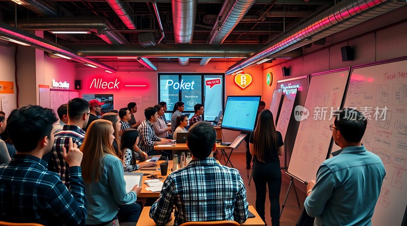 团队协作会议头脑风暴创意无限