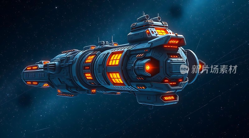 星际飞船探索未知宇宙